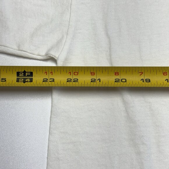 Vintage 90s Elton John T Shirt 1998 World Tour White - Picture 9 of 9